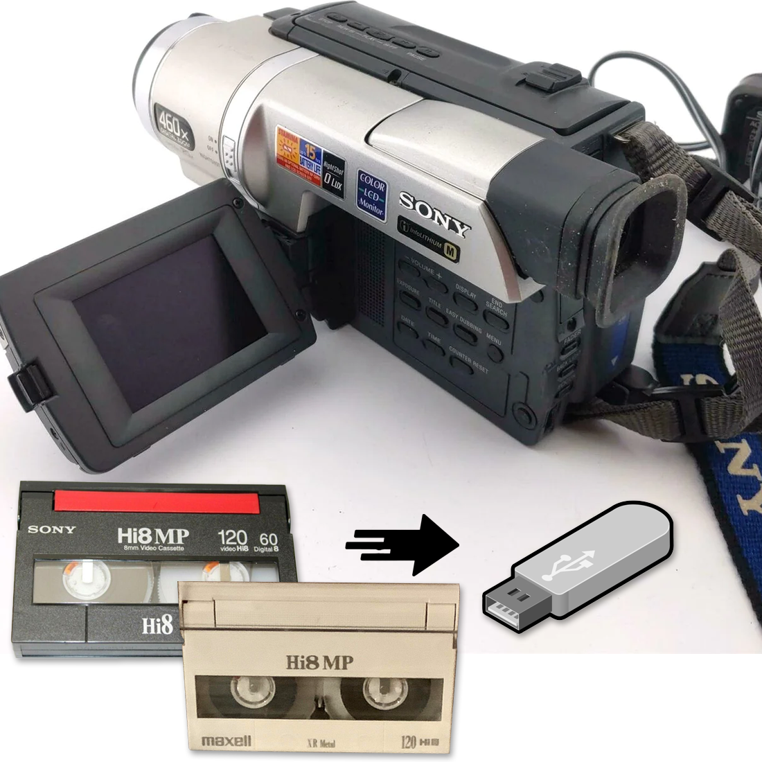 Hi8 Tape Handycam Video Hi8 Sony Handycam Hi8 Tapes Sony CCD