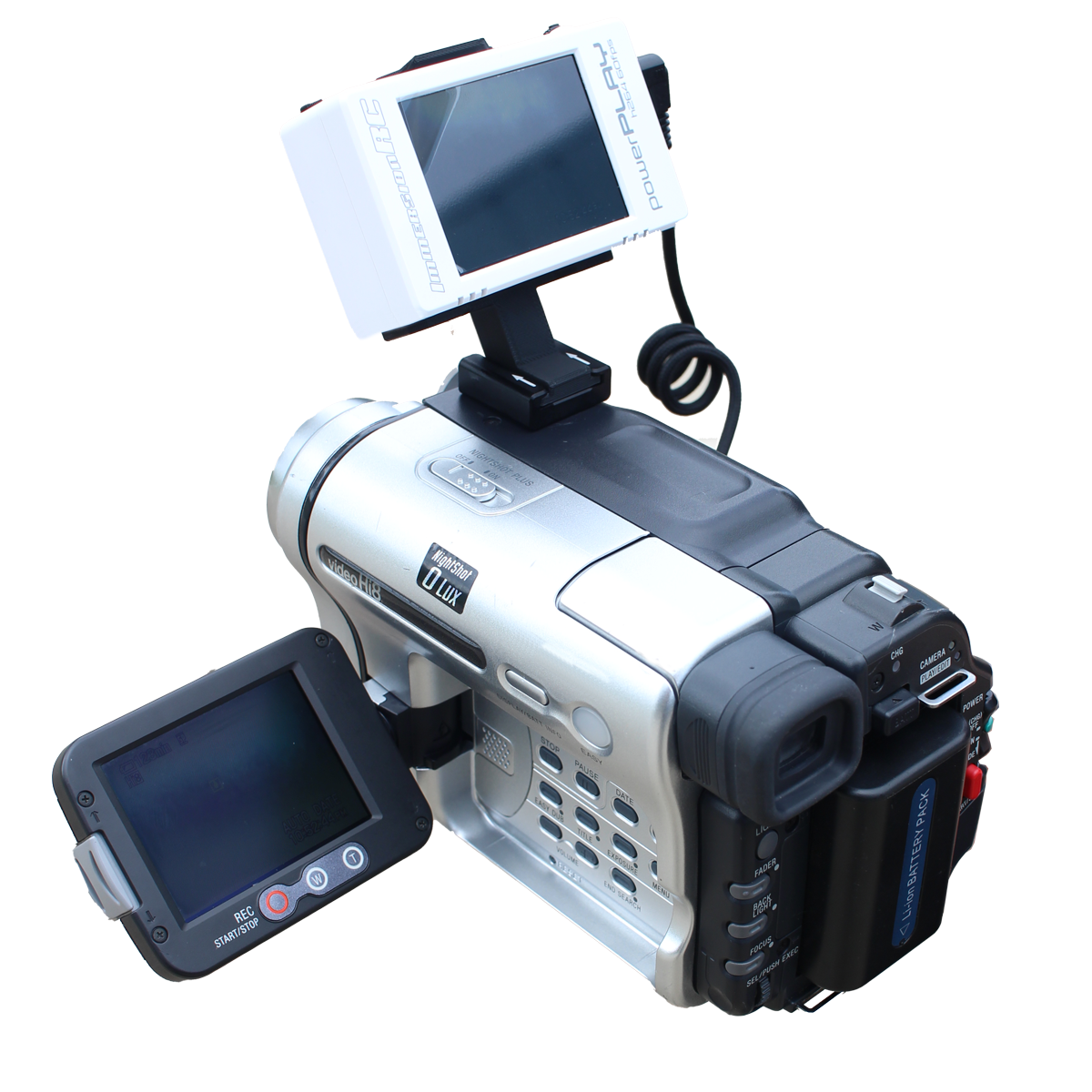 Sony Hi8 Tape Player Tapeless Vintage VHS Camcorder CCD 8mm w