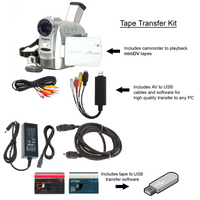 Canon miniDV Tape Player Camcorder Bundle w/ USB