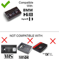 Hi8 and 8mm Tape Player Camcorder Playback Bundle w/ USB