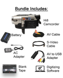 Sony Hi8 Tape Player Camcorder Bundle w/ USB