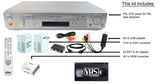 Sony PAL VCR Bundle for Playing International PAL VHS tapes w/ Remote, HDMI, USB
