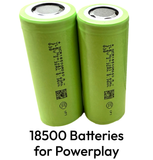 Powerplay Battery 18500 18490 2400mAh 3.7V Rechargeable Li-ion Batteries for ImmersionRC FPV DVR 2-Pack