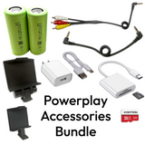ImmersionRC Powerplay DVR Accessories Bundle w/ 18500 Battery, AV RCA Cables, microSD Card, charger, mounts