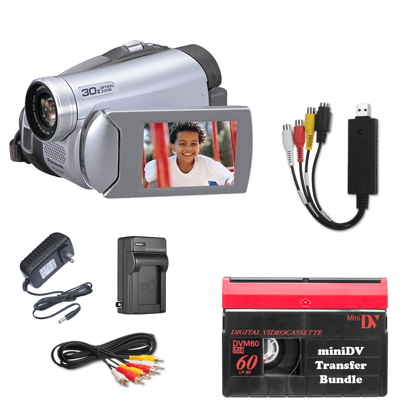 Camcorder Video Tape Recorder Camera Cassette Player Dv Tape