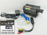 Tape Digitizing Bundle for 8mm Digital8 MiniDV VHS-C Hi8 Tape Transfer