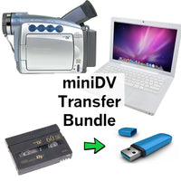 Tape Digitizing Bundle for 8mm, Digital8, MiniDV, or Hi8 to USB Transfer