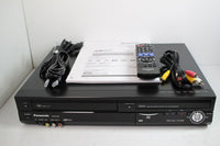 Panasonic VHS to DVD Recorder VCR Combo w/ remote, manual, HDMI